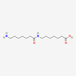 7-(7-Aminoheptanamido)heptanoic acid chemical structure (CAS 1308300-37-9)