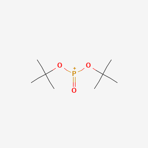 Di-tert-butyl phosphonate chemical structure (CAS 13086-84-5)