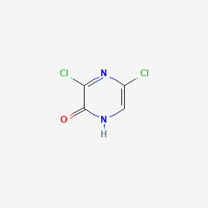 3,5-Dichloropyrazin-2(1H)-one chemical structure (CAS 130879-62-8)