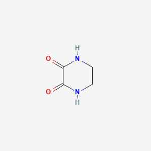 Piperazine-2,3-dione chemical structure (CAS 13092-86-9)