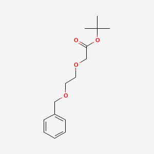 tert-Butyl 2-(2-(benzyloxy)ethoxy)acetate chemical structure (CAS 1309451-06-6)