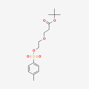 tert-Butyl 3-(2-(tosyloxy)ethoxy)propanoate chemical structure (CAS 1309666-78-1)