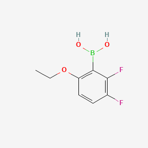 (6-Ethoxy-2,3-difluorophenyl)boronic acid chemical structure (CAS 1309980-95-7)
