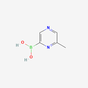 (6-Methylpyrazin-2-yl)boronic acid chemical structure (CAS 1309981-13-2)