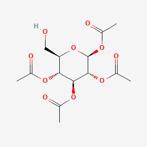 1,2,3,4-Tetra-o-acetyl-beta-d-glucopyranose chemical structure (CAS 13100-46-4)
