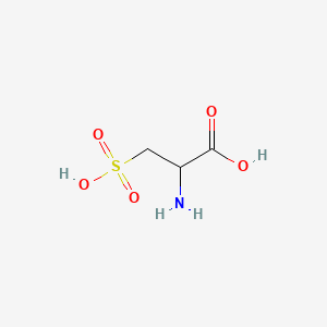 2-Amino-3-sulfopropanoic acid chemical structure (CAS 13100-82-8)