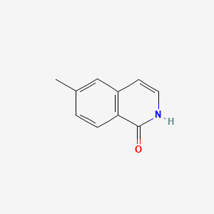 6-Methylisoquinolin-1(2H)-one chemical structure (CAS 131002-10-3)