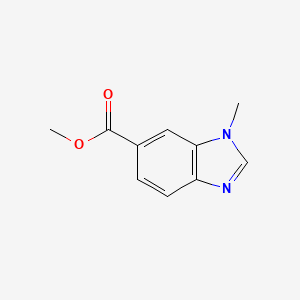 Methyl 1-methyl-1H-benzo[d]Imidazole-6-carboxylate chemical structure (CAS 131020-50-3)