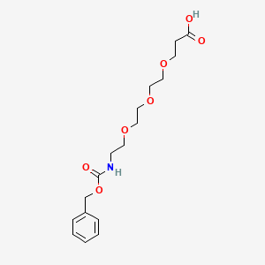 CBz-n-amido-peg3-acid chemical structure (CAS 1310327-18-4)