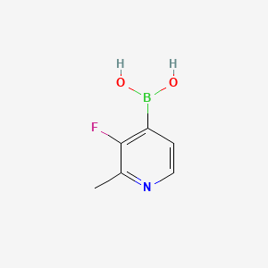 (3-Fluoro-2-methylpyridin-4-yl)boronic acid chemical structure (CAS 1310383-56-2)