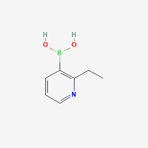 (2-Ethylpyridin-3-yl)boronic acid chemical structure (CAS 1310384-02-1)