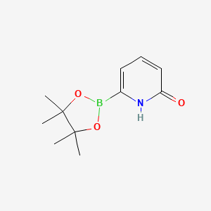 6-(4,4,5,5-Tetramethyl-1,3,2-dioxaborolan-2-yl)pyridin-2(1H)-one chemical structure (CAS 1310405-04-9)