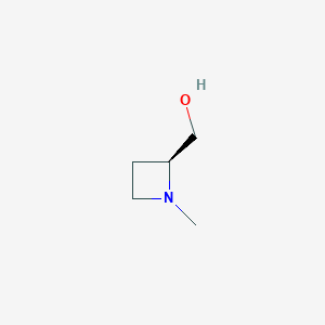 (S)-(1-Methylazetidin-2-yl)methanol chemical structure (CAS 1310411-24-5)