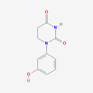 1-(3-Hydroxyphenyl)dihydropyrimidine-2,4(1H,3H)-dione chemical structure (CAS 1310680-01-3)