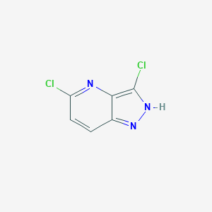 3,5-Dichloro-1H-pyrazolo[4,3-b]pyridine chemical structure (CAS 1310680-12-6)