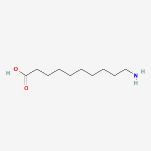 10-Aminodecanoic acid chemical structure (CAS 13108-19-5)