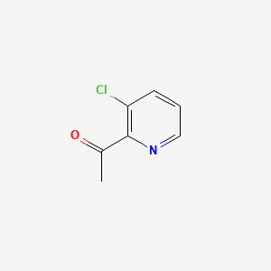 1-(3-Chloropyridin-2-yl)ethanone chemical structure (CAS 131109-75-6)