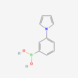 (3-(1H-Pyrrol-1-yl)phenyl)boronic acid chemical structure (CAS 1311132-65-6)