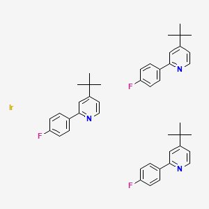 Ir[p-F(t-Bu)-ppy]3 chemical structure (CAS 1311386-93-2)