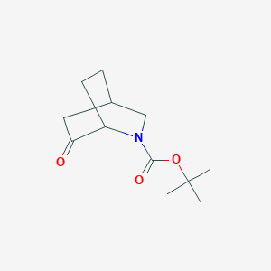 tert-Butyl 6-oxo-2-azabicyclo[2.2.2]octane-2-carboxylate chemical structure (CAS 1311390-85-8)