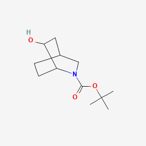 tert-Butyl 6-hydroxy-2-azabicyclo[2.2.2]octane-2-carboxylate chemical structure (CAS 1311391-25-9)