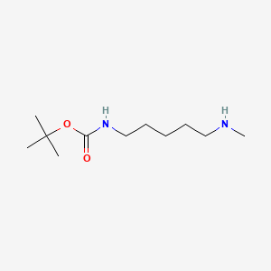 tert-Butyl (5-(methylamino)pentyl)carbamate chemical structure (CAS 1311458-36-2)