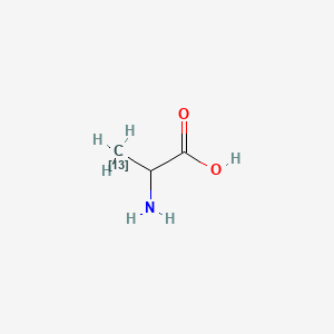 DL-Alanine-3-13C chemical structure (CAS 131157-42-1)