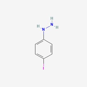(4-Iodophenyl)hydrazine chemical structure (CAS 13116-27-3)