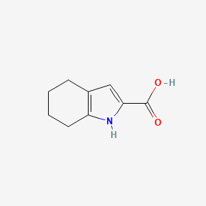 4,5,6,7-Tetrahydro-1H-indole-2-carboxylic acid chemical structure (CAS 131172-64-0)