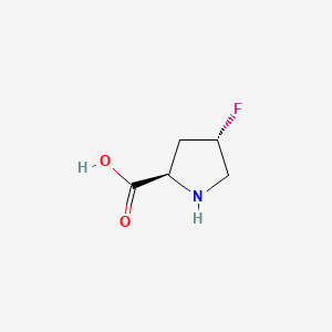 (2R,4S)-4-Fluoropyrrolidine-2-carboxylic acid chemical structure (CAS 131176-02-8)