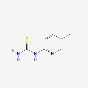 1-(5-Methylpyridin-2-yl)thiourea chemical structure (CAS 131185-00-7)