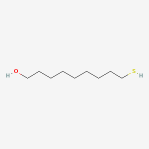 9-Mercapto-1-nonanol chemical structure (CAS 131215-92-4)