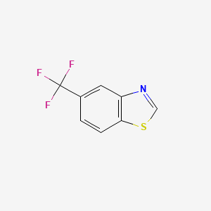 5-(Trifluoromethyl)benzo[d]thiazole chemical structure (CAS 131337-62-7)