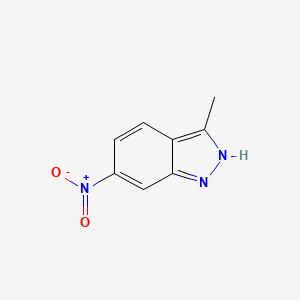 3-Methyl-6-nitro-2H-indazole chemical structure (CAS 1313372-75-6)