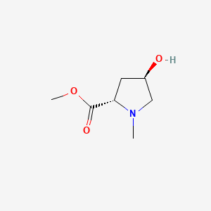 (R)-1-Methyl-4-hydroxy-L-proline methyl ester chemical structure (CAS 13135-69-8)