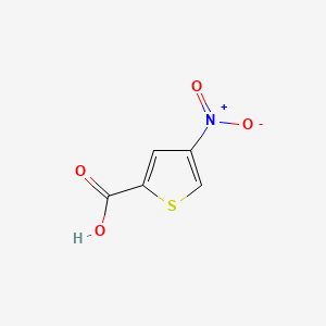 4-Nitrothiophene-2-carboxylic acid chemical structure (CAS 13138-70-0)