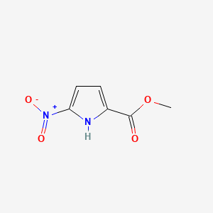 Methyl 5-nitro-1H-pyrrole-2-carboxylate chemical structure (CAS 13138-73-3)
