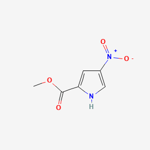 Methyl 4-nitro-1H-pyrrole-2-carboxylate chemical structure (CAS 13138-74-4)
