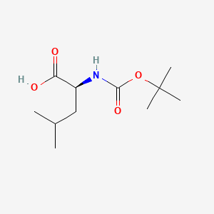 Boc-L-Leucine chemical structure (CAS 13139-15-6)