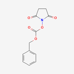 N-(Benzyloxycarbonyloxy)succinimide chemical structure (CAS 13139-17-8)