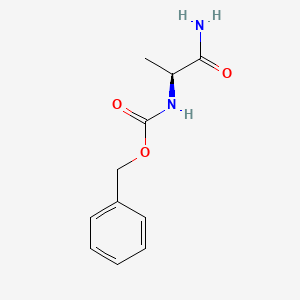 Benzyl (S)-(1-amino-1-oxopropan-2-yl)carbamate chemical structure (CAS 13139-27-0)