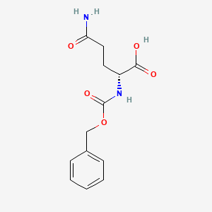 ((Benzyloxy)carbonyl)-D-glutamine chemical structure (CAS 13139-52-1)
