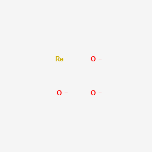 Rhenium(VI) oxide chemical structure (CAS 1314-28-9)