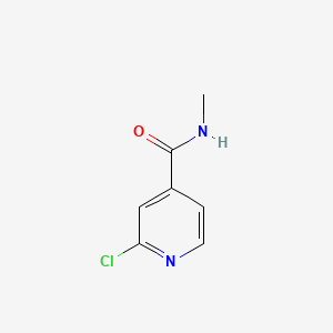 2-Chloro-N-methylisonicotinamide chemical structure (CAS 131418-11-6)