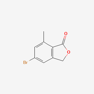5-Bromo-7-methylisobenzofuran-1(3H)-one chemical structure (CAS 1314217-74-7)