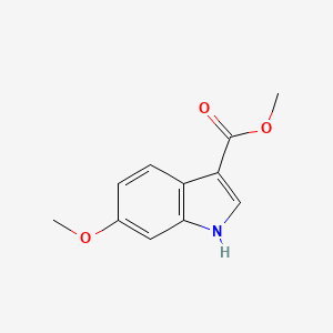 Methyl 6-methoxy-1H-indole-3-carboxylate chemical structure (CAS 131424-27-6)