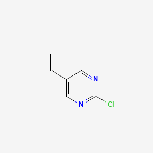 2-Chloro-5-vinylpyrimidine chemical structure (CAS 131467-06-6)