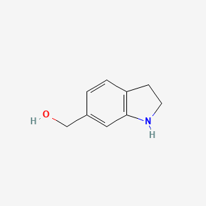Indolin-6-ylmethanol chemical structure (CAS 1314908-30-9)