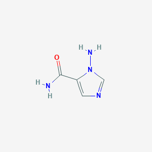 1-Amino-1H-imidazole-5-carboxamide chemical structure (CAS 1314910-72-9)