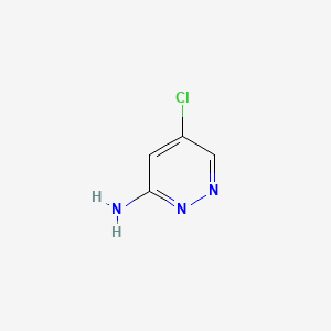 5-Chloropyridazin-3-amine chemical structure (CAS 1314978-36-3)